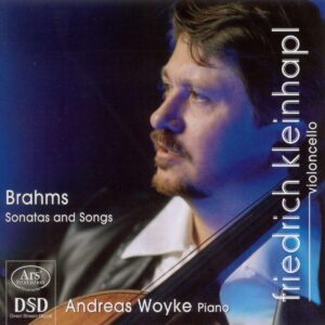 album cover kleinhapl brahms sonatas and songs